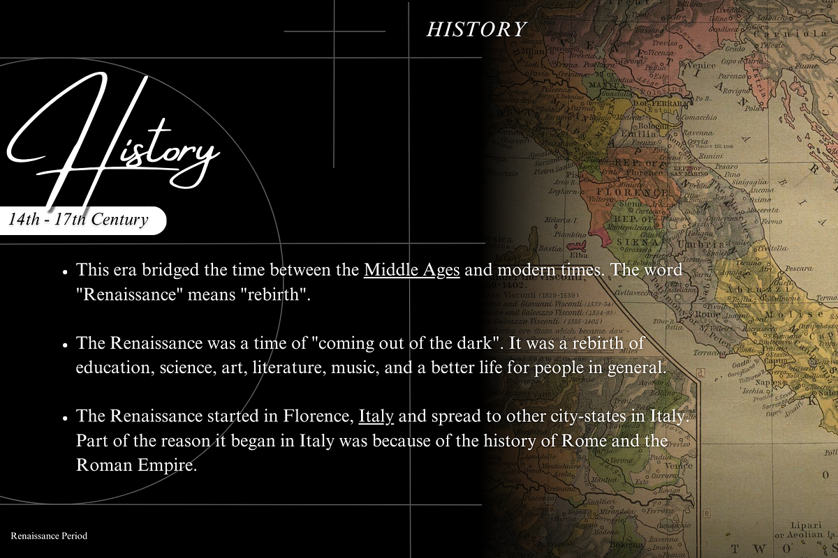 RENAISSANCE | Canva Presentation, a Presentation Template by AA Designs (Photo 6 of 6)