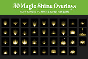 Christmas Gift Light Overlays, an Object Graphic by DreamyOverlay (Thumbnail 6 of 6)