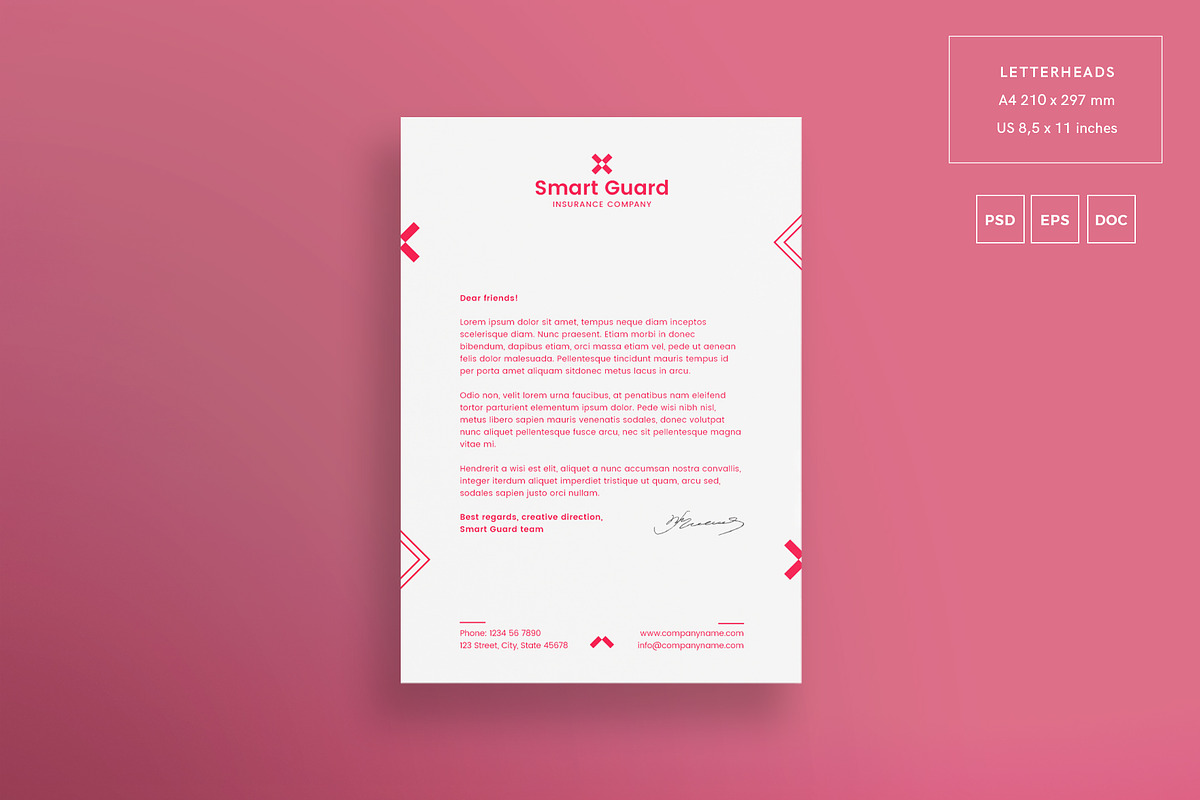 Mega Bundle | Insurance Company, a Poster Template by Amber Graphics (Photo 7 of 21)