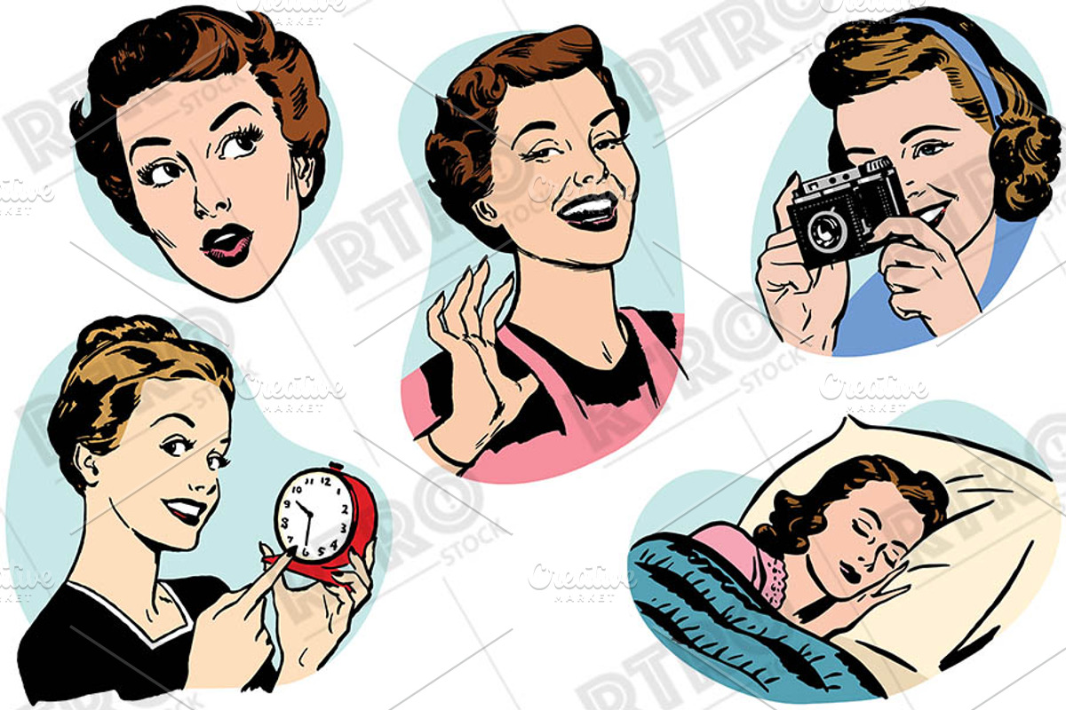 RTRO Women 2, an Illustration by RTRO Stock (Photo 2 of 5)