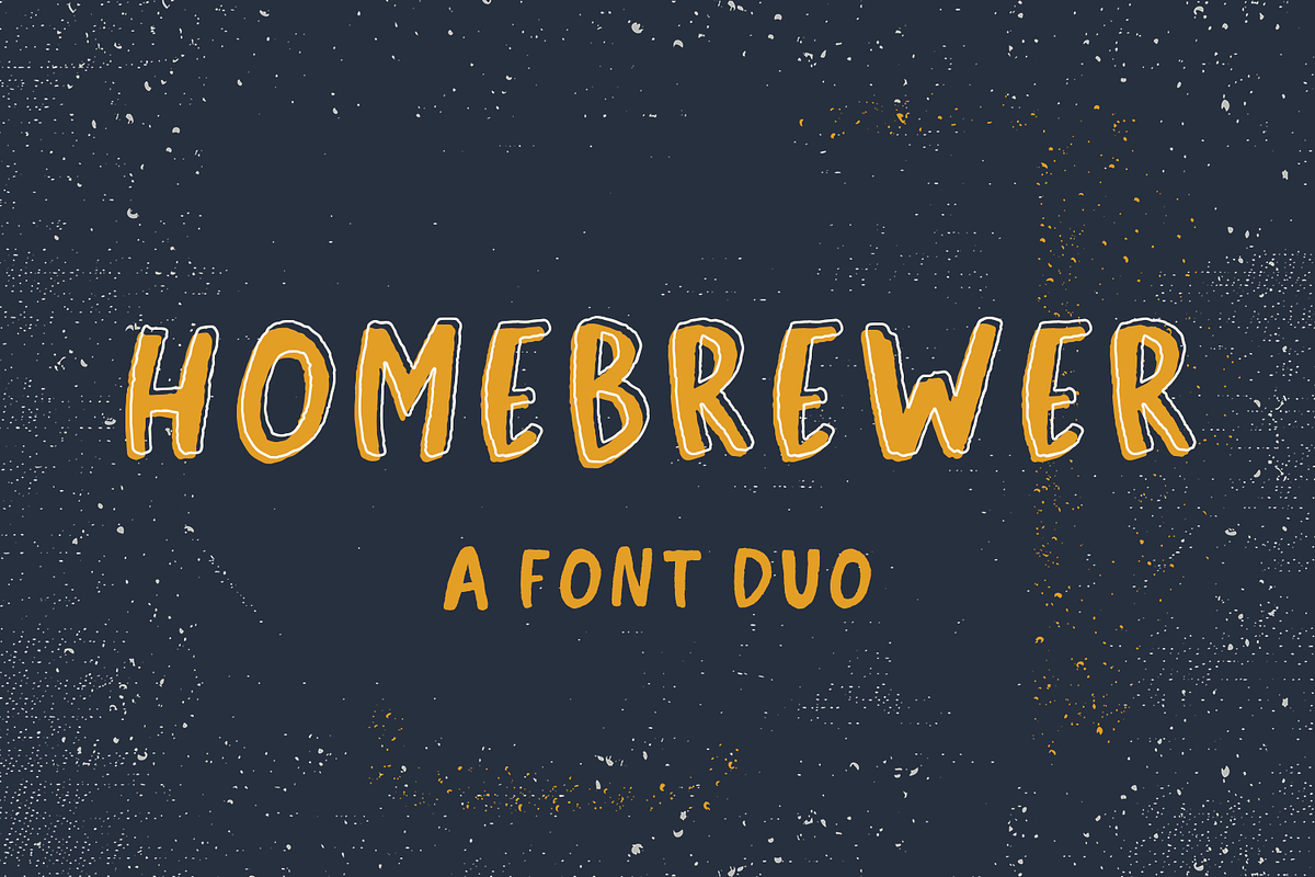 Homebrewer Font Duo, a Sans Serif Font by Beck McCormick (Photo 1 of 10)