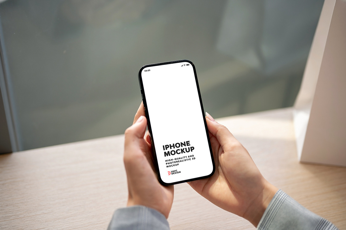iPhone Mockup, an iPhone Mockup by UnicDesign (Photo 10 of 11)
