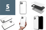 Phone 12 Pro Rubber Case II Mock-up, an iPhone Mockup by Colatudo Store (Thumbnail 2 of 8)