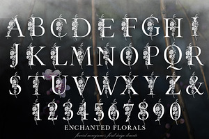 Enchanted Florals Monogram Set