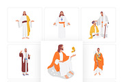 Jesus Illustration Art Set, a Person Illustration by Vectors Market (Thumbnail 8 of 8)