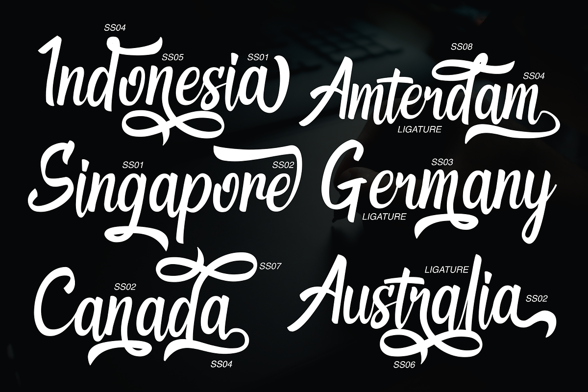 Engleheart, a Script Font by Majelis Art (Photo 7 of 9)
