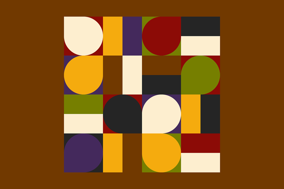 Mid-Century Pattern Set, a Pattern Graphic by Neo Geo (Photo 11 of 11)