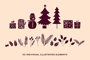 Cozy Hand-Drawn Christmas Clipart, an Illustration by Soph Rowe (Thumbnail 3 of 8)