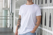 T-shirt Mockups Urban Edition, a Shirt Mockup by Fields (Thumbnail 18 of 25)