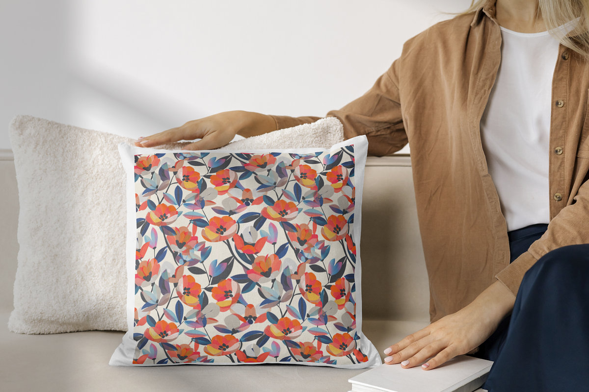 Modern Floral and Geometric Patterns, a Pattern Graphic by Colorsfav (Photo 4 of 8)