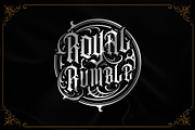 GOLDUST FONT + Decorative Bonus, a Blackletter Font by dansdesign (Thumbnail 4 of 5)