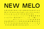 New Melo Typeface, a Sans Serif Font by Foxtype (Thumbnail 10 of 10)