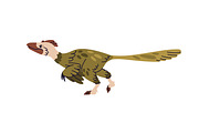 Dinosaurs, prehistoric raptors set, an Animal Illustration by Good Studio (Thumbnail 8 of 17)