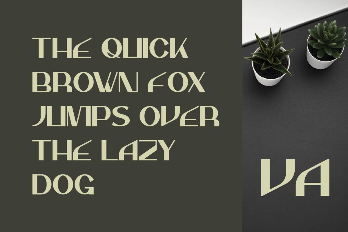 Malevoice – Fashion Geometric Font, a Sans Serif Font by Artiveko (Photo 8 of 8)