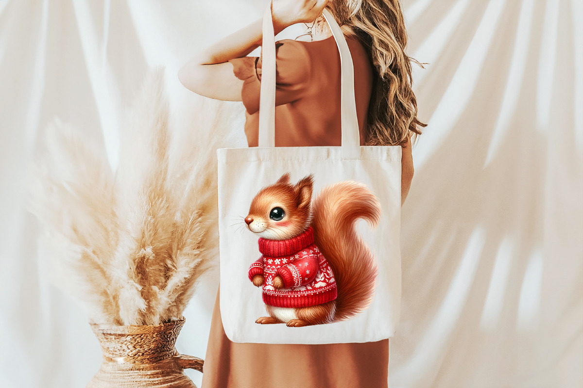 Cute Winter Animals Clipart, an Illustration by Pixels.Craft (Photo 4 of 7)