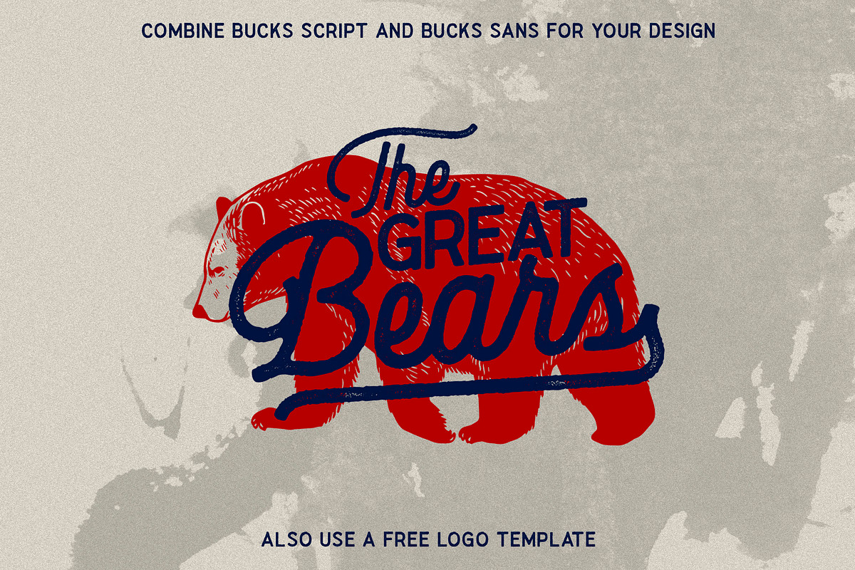 Bucks, a Script Font by Secondivison Supply (Photo 2 of 9)