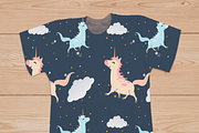 Legendary Unicorn Seamless Patterns, a Pattern Graphic by Dz Akali (Thumbnail 3 of 7)