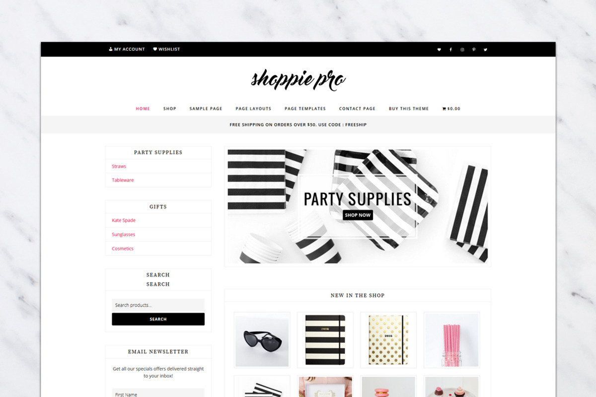 Shoppie Pro // Genesis Child Theme, a WordPress Template by WP Chic (Photo 1 of 3)