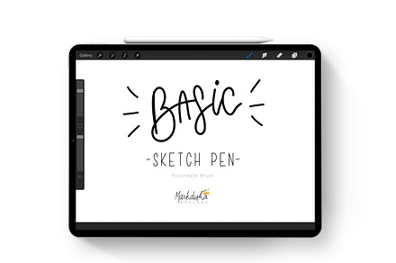Procreate Basic Sketch Pen Brush