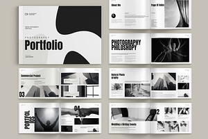 Photographer Portfolio Landscape, a Brochure Template by Pixelpick