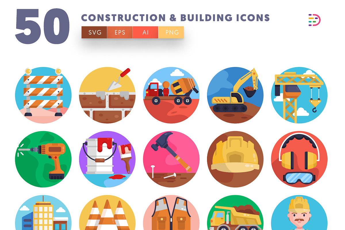Construction & Building Icons | Download SVG, PNG, EPS Icons