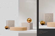 5 Podium with Transparent Background, a Background Graphic by faustudio (Thumbnail 3 of 7)