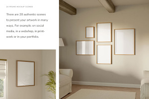 Frame Mockup Scene Collection