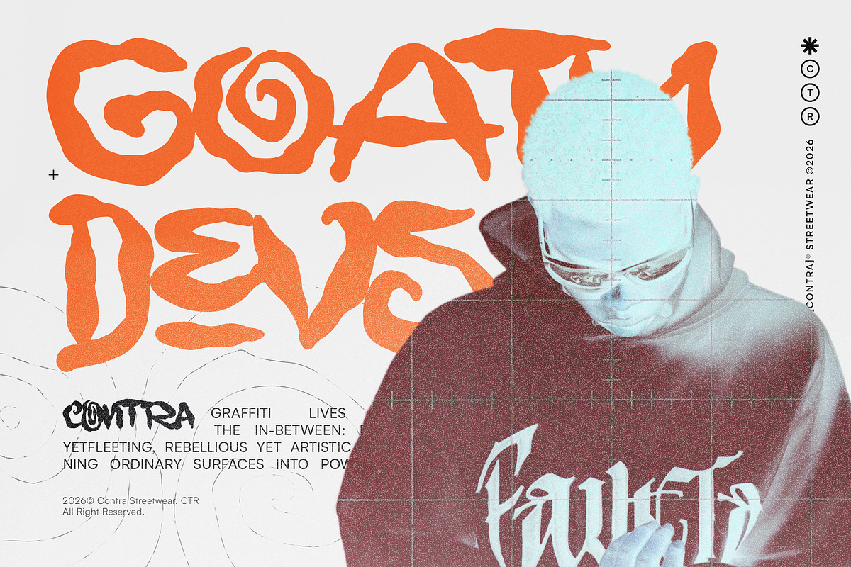 Prolazy - Experimental Graffiti Font, a Font by Typia Nesia (Photo 8 of 12)
