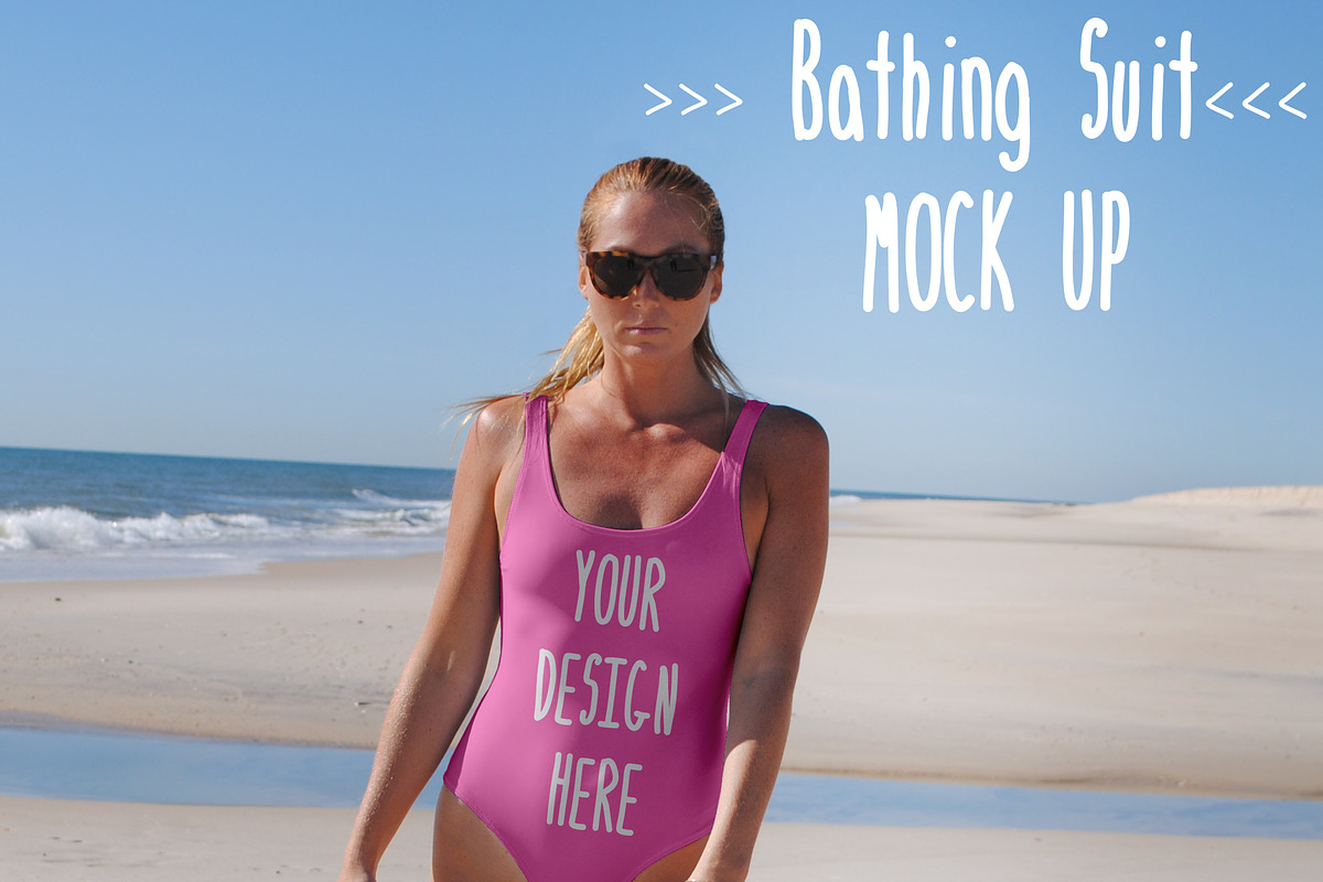 Bathing Suit Mock Up, a Product Mockup by Schatzi Graphik (Photo 2 of 8)