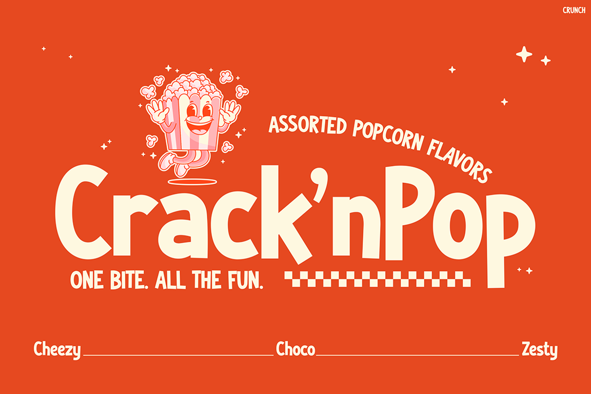 CRUNCH, a Sans Serif Font by Pinisi ART (Photo 4 of 10)