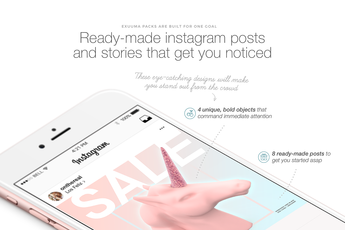 Instagram Pack | BERRY DOLL, a Social Media Template by exuuma (Photo 2 of 7)