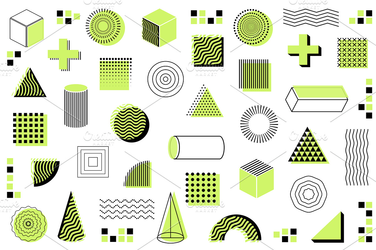 Geometric Shapes, a Finance Illustration by alexdndz