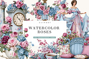 Romantic Cottagecore Clipart Bundle, a Decorative Illustration by BusyDaydesign (Thumbnail 1 of 9)