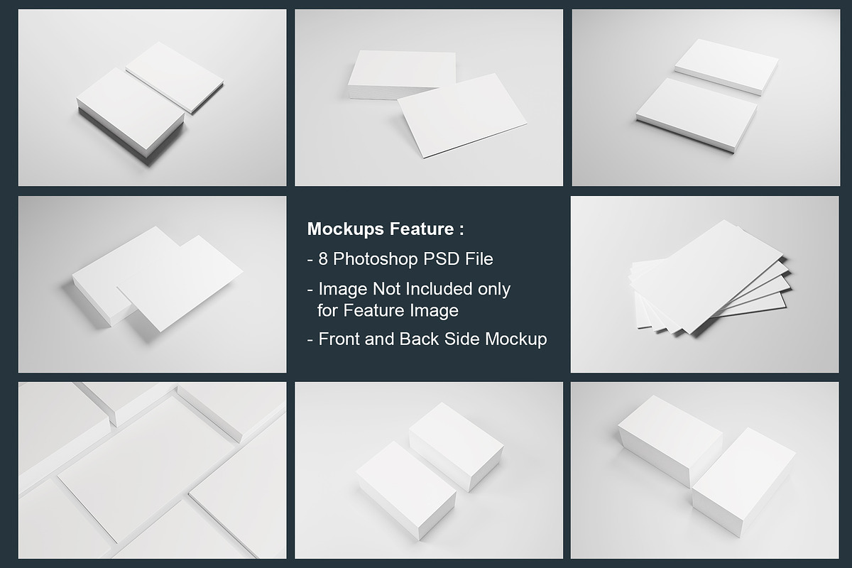 Business Card Mockups-2, an Advertising Mockup by alimran24 (Photo 2 of 12)