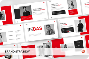 Rebas - Brand Strategy Powerpoint, a Presentation Template by SquidPixey