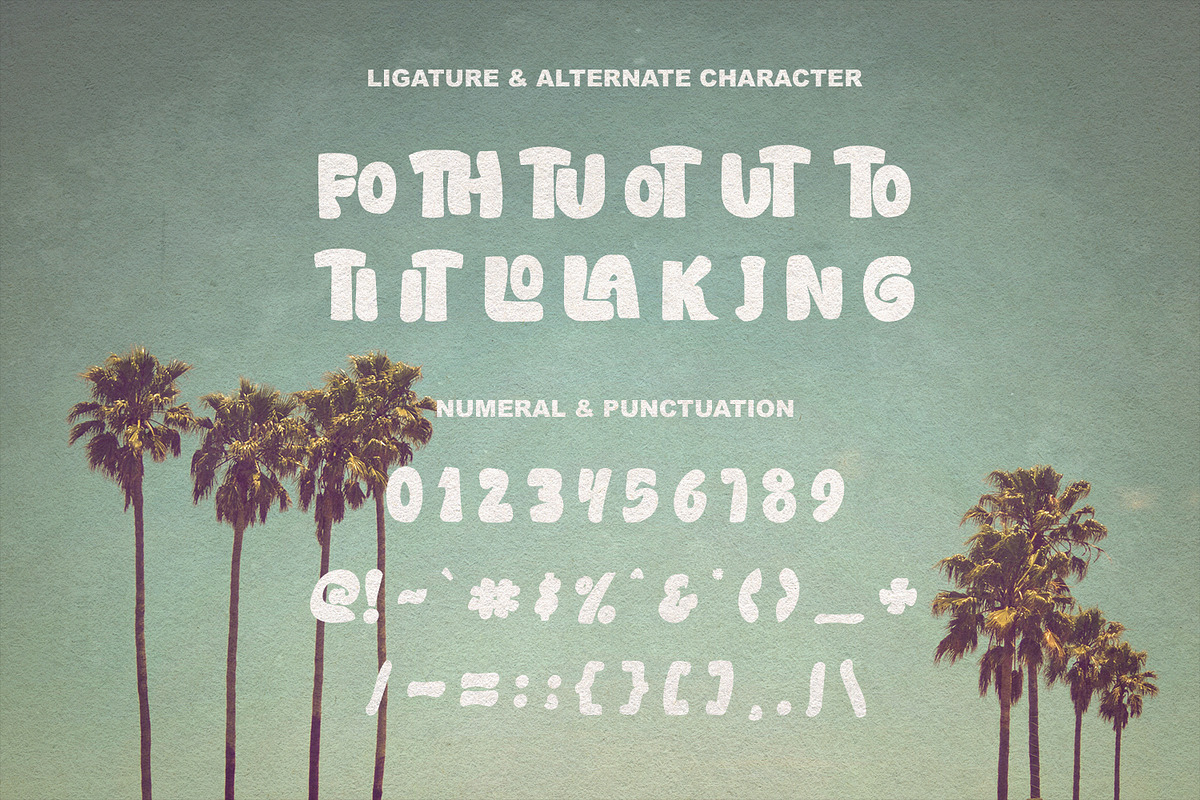 Yoth Head Handmade Display Font, a Sans Serif Font by Maulana Creative (Photo 5 of 5)