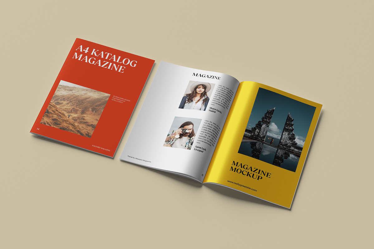 katalog magazine, a Magazine Template by kebunmockup (Photo 5 of 5)