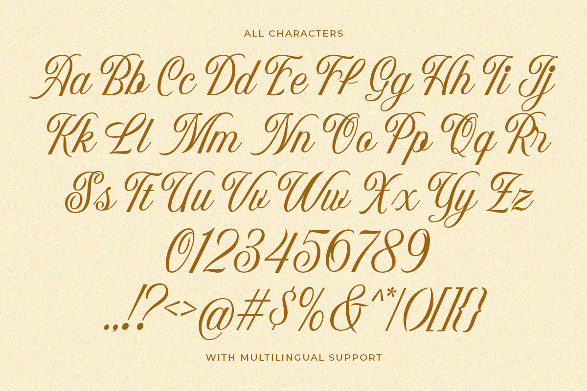 Maynada Wedding Script, a Script Font by Letterhend Studio (Photo 6 of 9)