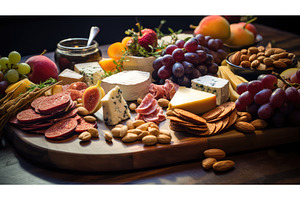 meats red wine party ai generated, an Arts & Entertainment Photo by pikepicture