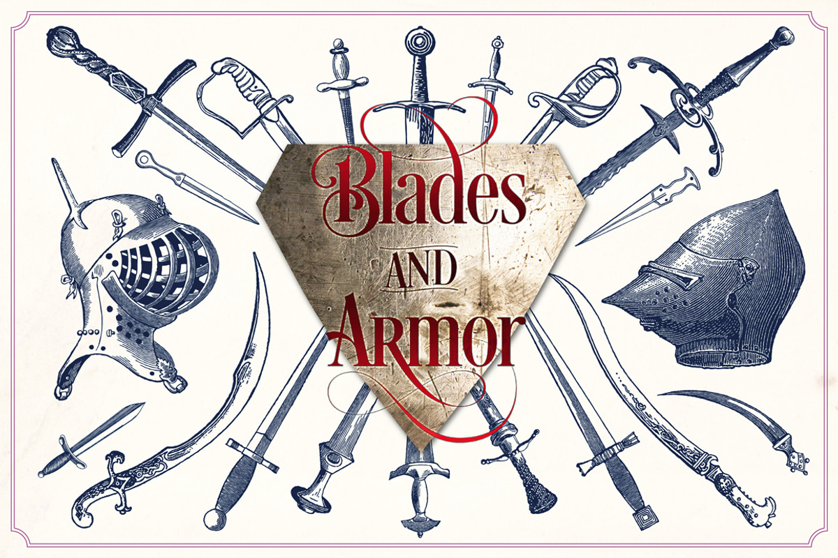 Vintage sword and armor illustration, a Technology Illustration by Mr Vintage (Photo 1 of 13)
