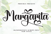 Margarita | Script Font, a Handwritten Font by Scratchones (Thumbnail 1 of 9)