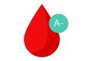 Blood Drops with Rh Factor Donor Day, a Healthcare Illustration by the_myro (Thumbnail 4 of 8)