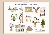 Christmas Winter Decoration, a Decorative Illustration by Hanazumi (Thumbnail 7 of 14)