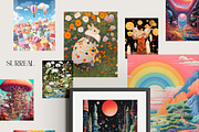 Surreal Posters Kids Room Gallery, a Graphic by SunnyAfternoons (Thumbnail 9 of 10)