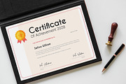 Clean Certificate Design, a Stationery Template by HiveArts (Thumbnail 3 of 3)