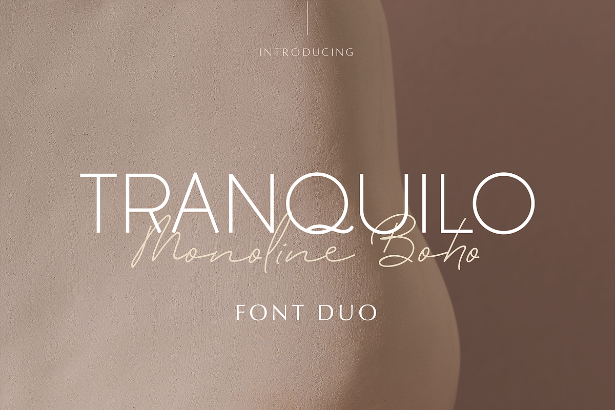 Tranquilo Boho | Font Duo, a Script Font by Vanem Studio (Photo 1 of 14)