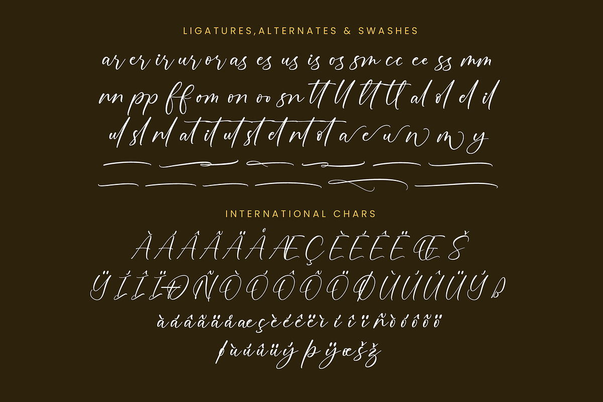 Bounty Amethysa Beautiful Script, a Script Font by Letterena Studios Script (Photo 14 of 15)