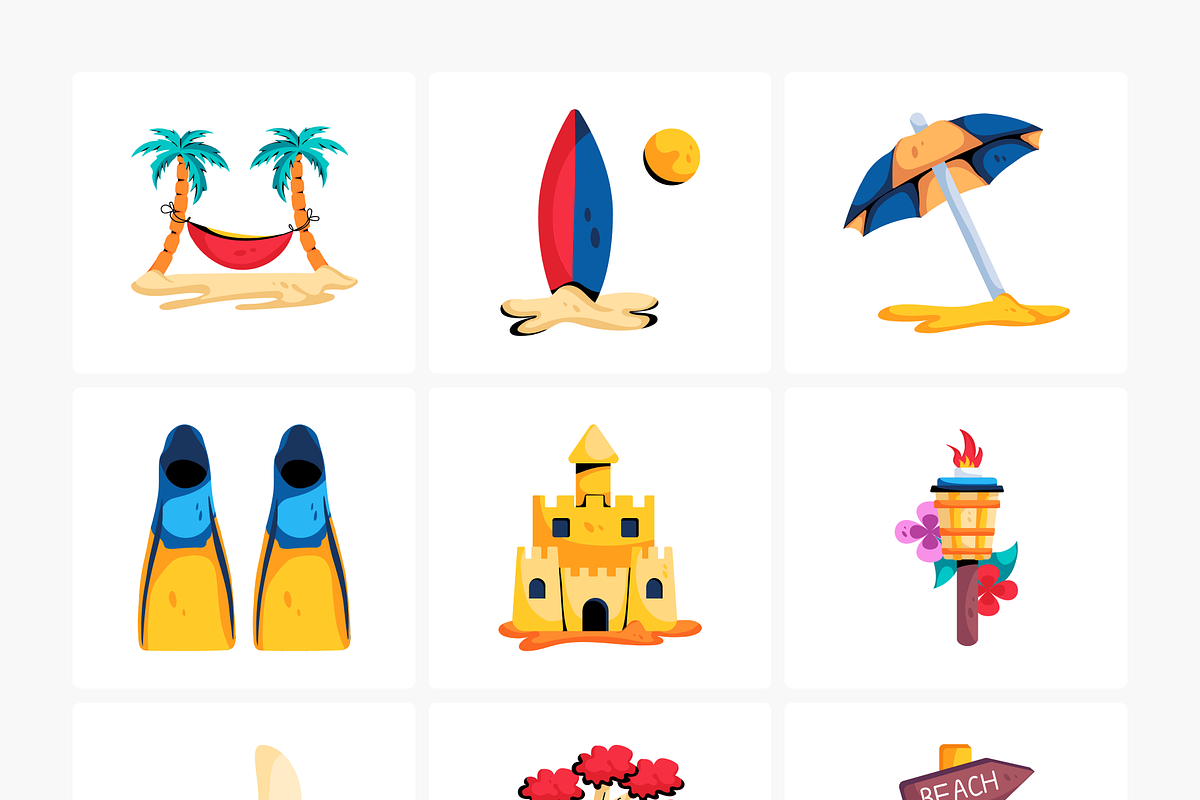 Animated Tropical Icon Set, a Duotone Icon by Prosymbols (Photo 9 of 14)