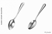 Table Dinner Spoon Classic Cutlery, an Object 3D Model by VK Studio (Thumbnail 1 of 8)
