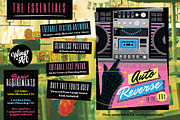 Retro Cool 1980s Poster Templates, a Texture Illustration by Wingsart Studio (Thumbnail 10 of 11)